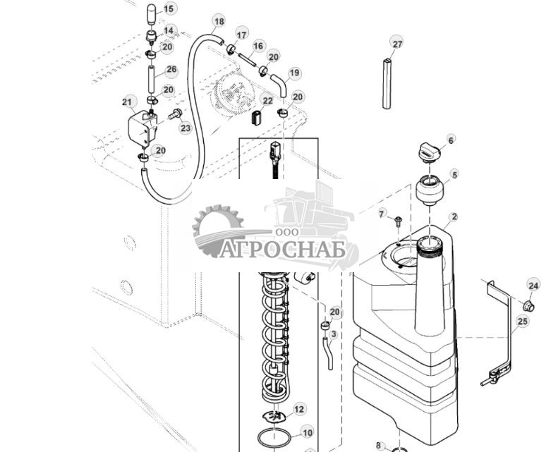 Жидкость для очистки отработавших газов дизельного двигателя, бак - ST831559 1093.jpg